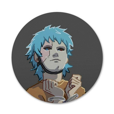 58 mm Sally näomängu ikoonid nööpnõelad märgi kaunistus prossid Metallist märgid seljakoti kaunistamiseks