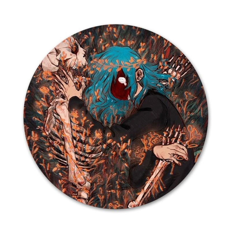 58 mm Sally näomängu ikoonid nööpnõelad märgi kaunistus prossid Metallist märgid seljakoti kaunistamiseks