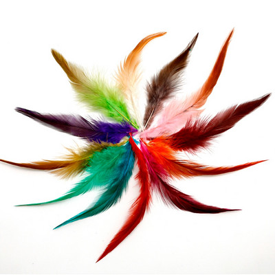 100pcs / lot high quality pheasant feather, 4-6 "/ 10-15cm, natural color and dyed feathers, for DIY Craft & Jewelry Accessories