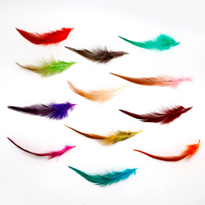 100 vnt / partijoje aukštos kokybės fazano plunksnos, 4-6 "/ 10-15 cm, natūralios spalvos ir dažytos plunksnos, skirtos "pasidaryk pats" amatų ir papuošalų priedams