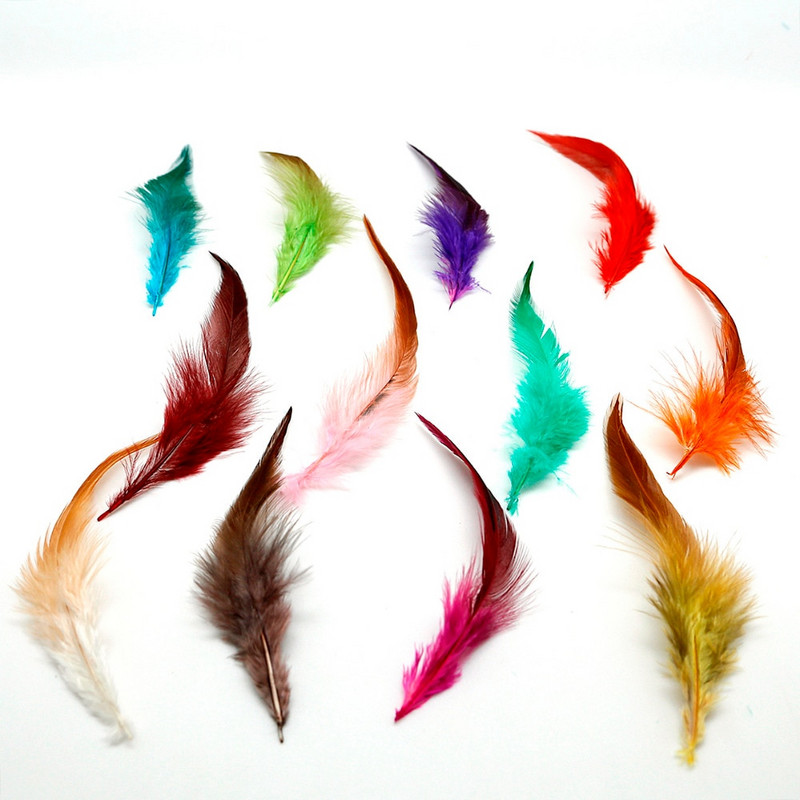 100 vnt / partijoje aukštos kokybės fazano plunksnos, 4-6 "/ 10-15 cm, natūralios spalvos ir dažytos plunksnos, skirtos "pasidaryk pats" amatų ir papuošalų priedams