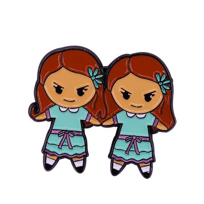 C1272 Καρφίτσες κοσμημάτων ταινιών τρόμου για σακίδια Καρφίτσες από σμάλτο πέτο και καρφίτσες για γυναικείες τσάντες Σήμα δώρα φίλου