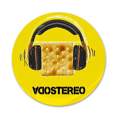 58mm SODA STEREO kapela Anime ikony špendlíky odznak dekorácia brošne kovové odznaky na oblečenie batoh dekorácia