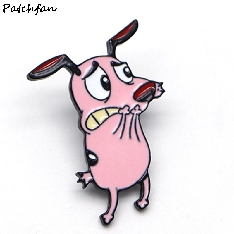 AD759 Patchfan Kawaii Dog Zinc Charm Cartoon Igle Para Košulja Kaput Broševi Odjeća Ruksak Dodaci Metalni nakit Značke