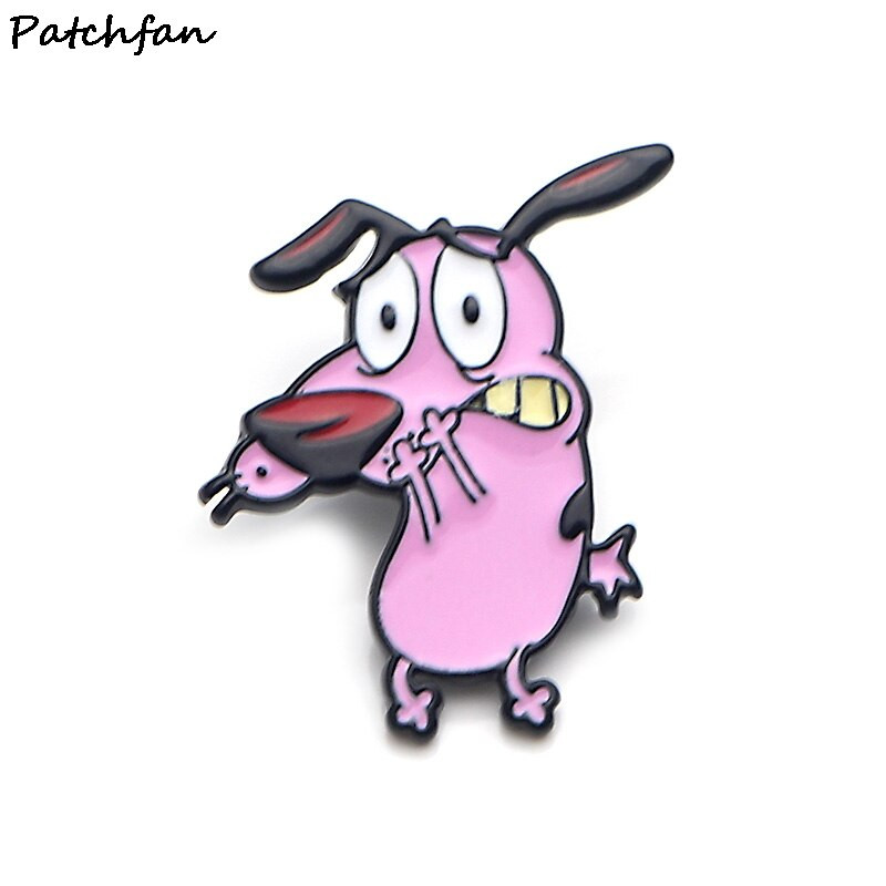AD759 Patchfan Kawaii Dog Zinc Charm Cartoon Igle Para Košulja Kaput Broševi Odjeća Ruksak Dodaci Metalni nakit Značke