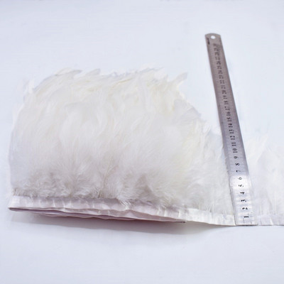 1-meetrine naturaalne Kukk Suled kaunistus narmad käsitöö plumadele 13-18cm must sulgedest lint DIY Rõivaste õmblemine Peokaunistused