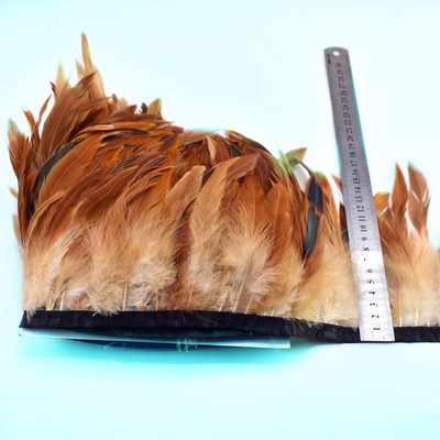 1-meetrine naturaalne Kukk Suled kaunistus narmad käsitöö plumadele 13-18cm must sulgedest lint DIY Rõivaste õmblemine Peokaunistused