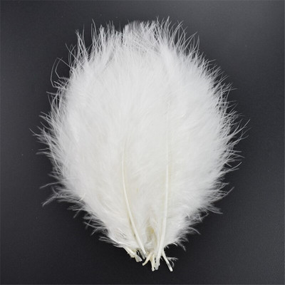20 τμχ Φτερά λευκού φασιανού για χειροτεχνίες Φυσικό φτερό στρουθοκαμήλου Χήνα Τουρκία Plumes Dream Catcher Αξεσουάρ DIY διακόσμηση γάμου