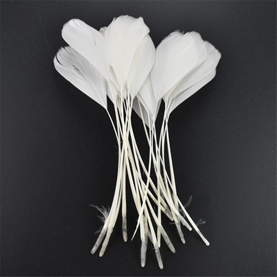 20 τμχ Φτερά λευκού φασιανού για χειροτεχνίες Φυσικό φτερό στρουθοκαμήλου Χήνα Τουρκία Plumes Dream Catcher Αξεσουάρ DIY διακόσμηση γάμου