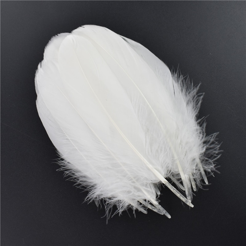 20 τμχ Φτερά λευκού φασιανού για χειροτεχνίες Φυσικό φτερό στρουθοκαμήλου Χήνα Τουρκία Plumes Dream Catcher Αξεσουάρ DIY διακόσμηση γάμου