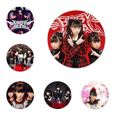 Babymetal Ιαπωνικό κορίτσι Metal Band Icons Καρφίτσες Διακοσμητικό σήμα Καρφίτσες Μεταλλικές κονκάρδες για διακόσμηση σακιδίου πλάτης