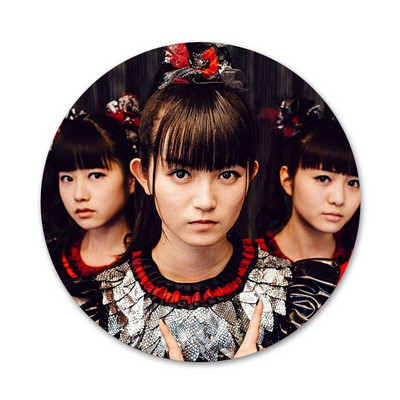 Babymetal japonų mergaičių metalo juosta Piktogramos Smeigtukai Ženkliuko apdaila Sagės Metaliniai ženkleliai kuprinei papuošti