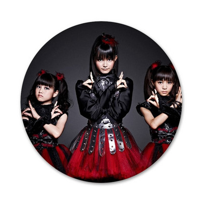 Babymetal japonų mergaičių metalo juosta Piktogramos Smeigtukai Ženkliuko apdaila Sagės Metaliniai ženkleliai kuprinei papuošti