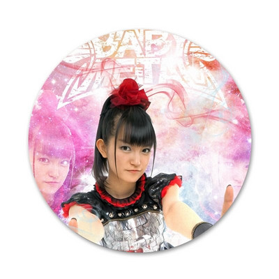 Babymetal japonų mergaičių metalo juosta Piktogramos Smeigtukai Ženkliuko apdaila Sagės Metaliniai ženkleliai kuprinei papuošti