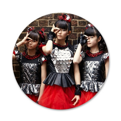 Babymetal japonų mergaičių metalo juosta Piktogramos Smeigtukai Ženkliuko apdaila Sagės Metaliniai ženkleliai kuprinei papuošti