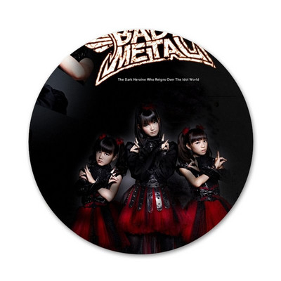 Babymetal japonų mergaičių metalo juosta Piktogramos Smeigtukai Ženkliuko apdaila Sagės Metaliniai ženkleliai kuprinei papuošti