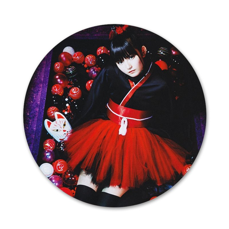 Babymetal japonų mergaičių metalo juosta Piktogramos Smeigtukai Ženkliuko apdaila Sagės Metaliniai ženkleliai kuprinei papuošti