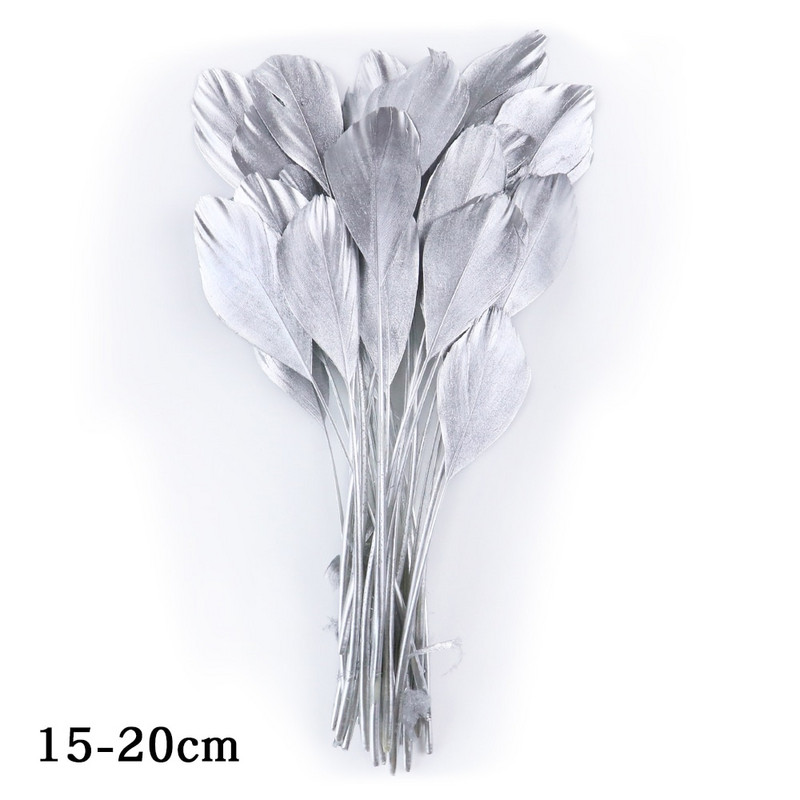 10 tk kuldset hanesulge Looduslikud hanesuled isetegemiseks ehteid käsitööna tarvikute valmistamiseks Kaunistussulg käsitööks Mass