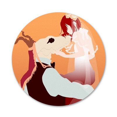 anime Senovės mago nuotakos ženklelis sagė smeigtukas Priedai drabužiams Kuprinės papuošimo dovana