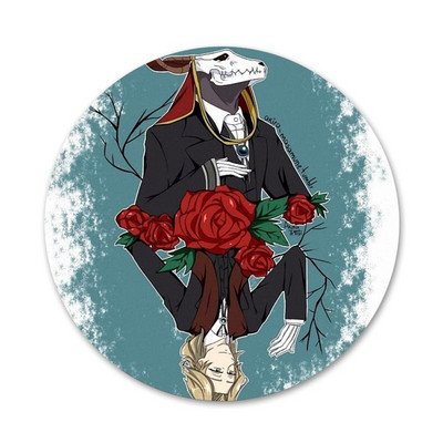 anime Senovės mago nuotakos ženklelis sagė smeigtukas Priedai drabužiams Kuprinės papuošimo dovana