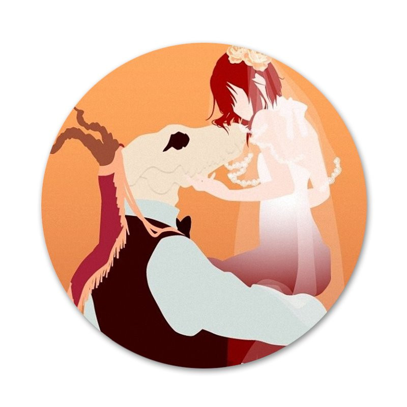 anime Senovės mago nuotakos ženklelis sagė smeigtukas Priedai drabužiams Kuprinės papuošimo dovana