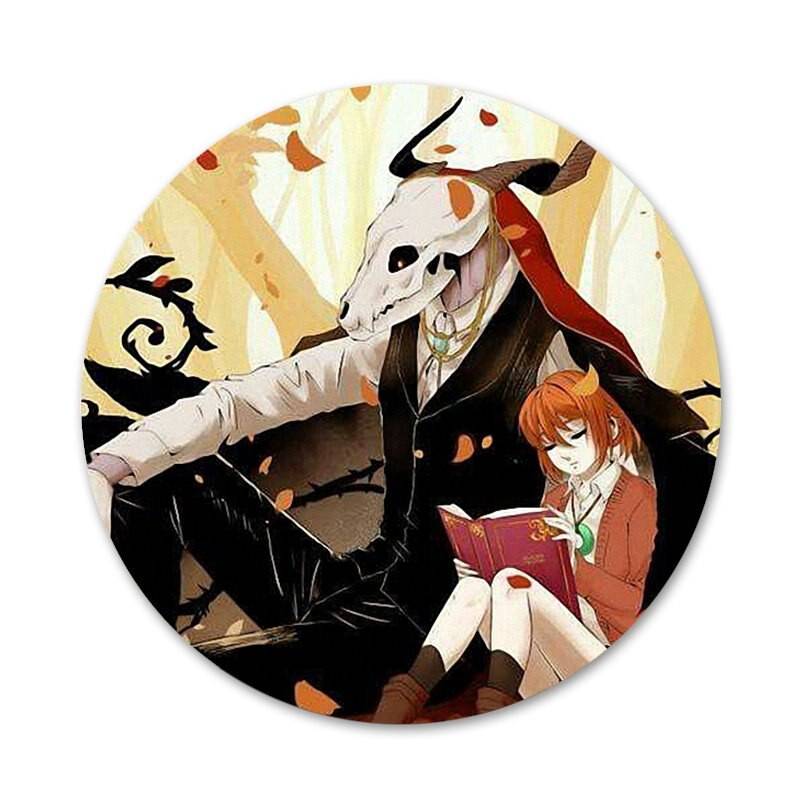 anime Senovės mago nuotakos ženklelis sagė smeigtukas Priedai drabužiams Kuprinės papuošimo dovana