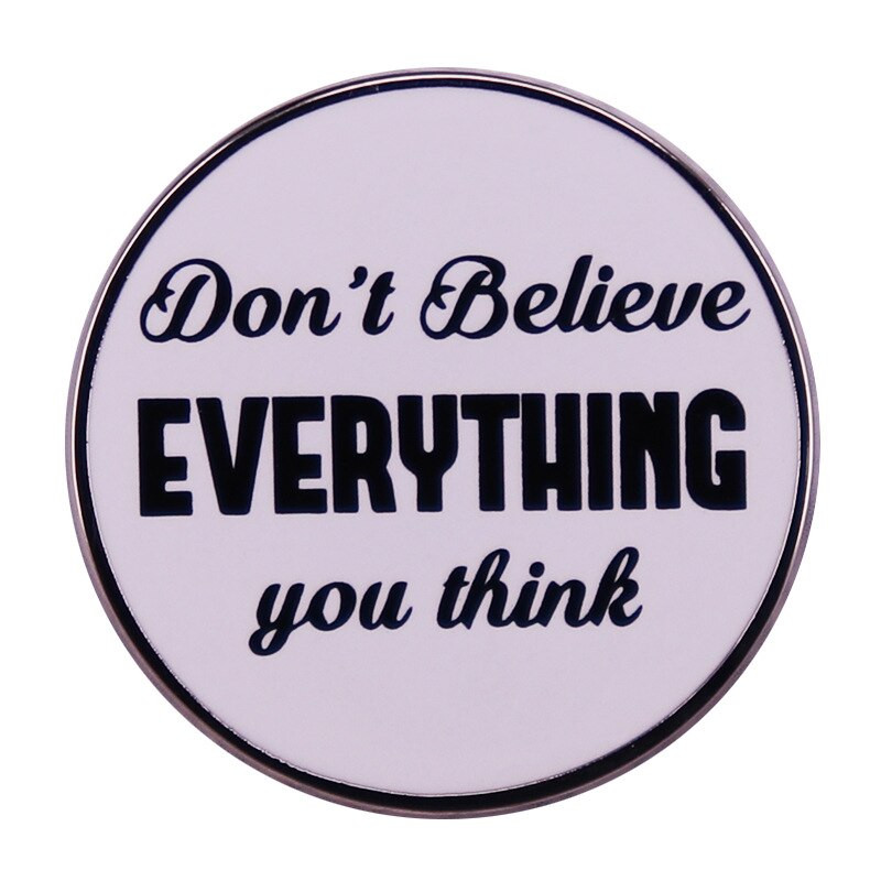 C3151 Quotations Series Igle za revere za ruksak Broševi za odjeću Emajlirane igle Značke na torbama Modni dodaci za nakit