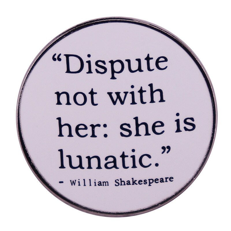 C3151 Quotations Series Igle za revere za ruksak Broševi za odjeću Emajlirane igle Značke na torbama Modni dodaci za nakit