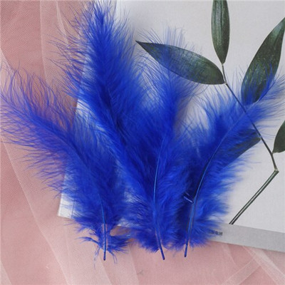 Пуешки пера, 10-15 см пера, пуешки пера от марабу за карнавал, Хелоуин, Коледа Направи си сам, занаятчийски декор, украшение за глава от пера
