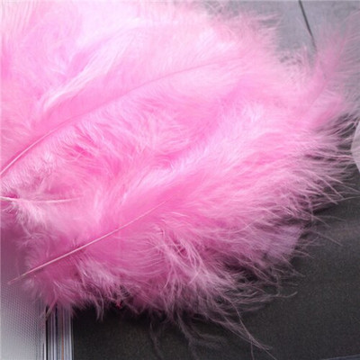 Пуешки пера, 10-15 см пера, пуешки пера от марабу за карнавал, Хелоуин, Коледа Направи си сам, занаятчийски декор, украшение за глава от пера