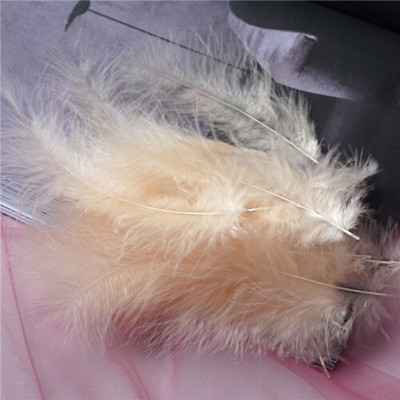 Пуешки пера, 10-15 см пера, пуешки пера от марабу за карнавал, Хелоуин, Коледа Направи си сам, занаятчийски декор, украшение за глава от пера