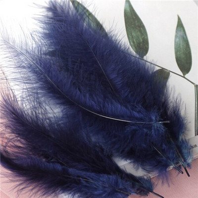 Пуешки пера, 10-15 см пера, пуешки пера от марабу за карнавал, Хелоуин, Коледа Направи си сам, занаятчийски декор, украшение за глава от пера