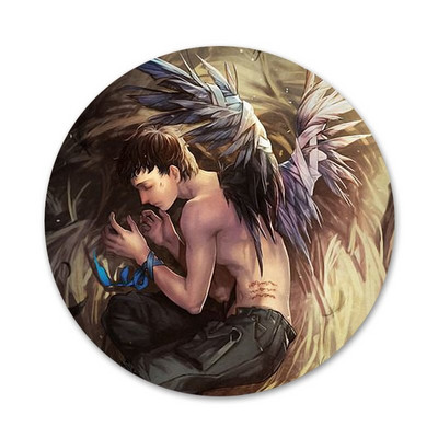 58 mm Supernatural Castiel Slikarske umjetničke ikone Igle Dekoracija znački Broševi Metalne značke za ukrašavanje ruksaka