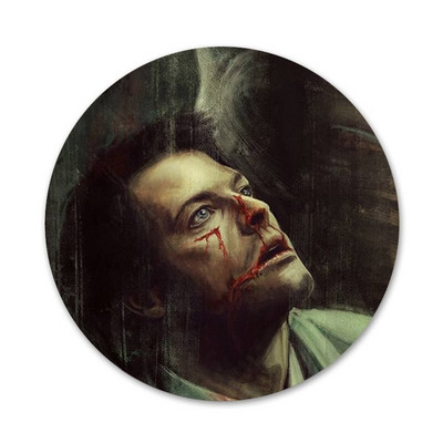 58 mm Supernatural Castiel Slikarske umjetničke ikone Igle Dekoracija znački Broševi Metalne značke za ukrašavanje ruksaka