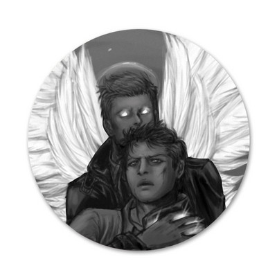 58 mm Supernatural Castiel Slikarske umjetničke ikone Igle Dekoracija znački Broševi Metalne značke za ukrašavanje ruksaka