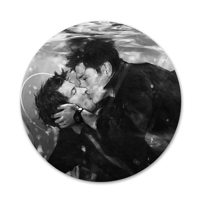 58 mm Supernatural Castiel Slikarske umjetničke ikone Igle Dekoracija znački Broševi Metalne značke za ukrašavanje ruksaka