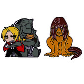 C2644 Fullmeatal Alchemist Edward Elric Anime smaltované špendlíky brošňa na oblečenie japonská manga kolekcia batoh odznak šperky