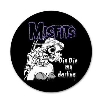 The Misfits Glenn Danzig Икони Пинове Декорация на значки Брошки Метални значки за декорация на раница