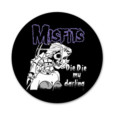 The Misfits Glenn Danzig Icons Pins Badge Decoration Καρφίτσες Μεταλλικές κονκάρδες για διακόσμηση σακιδίου
