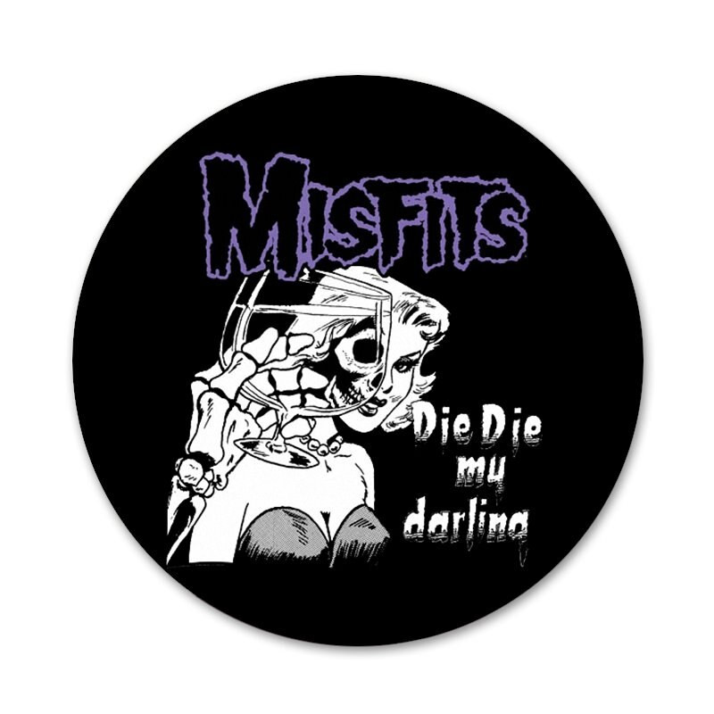 The Misfits Glenn Danzig Icons Pins Badge Decoration Καρφίτσες Μεταλλικές κονκάρδες για διακόσμηση σακιδίου