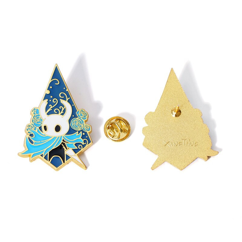 C3596 Klasická hra s dutým rytierom, smaltovaná klopová špendlíková brošňa s karikatúrou, kovová brošňa, šperky pre ženy, mužov, klobúk, batoh, tašky, odznak, špendlíky, darčeky