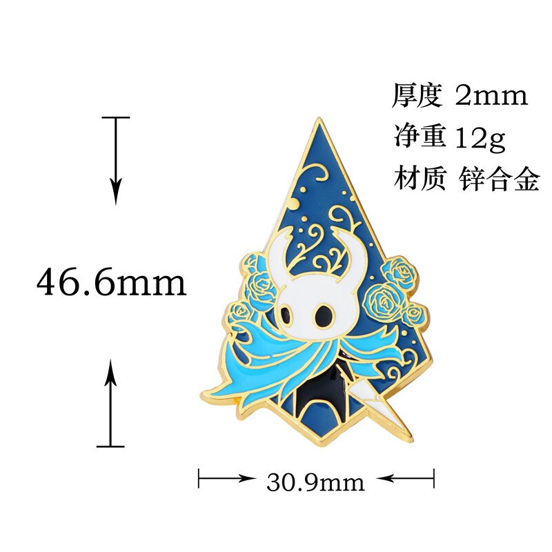 C3596 Klasická hra s dutým rytierom, smaltovaná klopová špendlíková brošňa s karikatúrou, kovová brošňa, šperky pre ženy, mužov, klobúk, batoh, tašky, odznak, špendlíky, darčeky