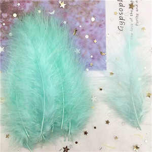 Pene naturale de curcan Pene 4-6 inch10-15cm Pene de marabu de pui multicolore DIY Artizanat Bijuterii de nunta Decorare 50 buc