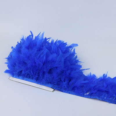 1 метър боядисани в зелено пуешко перце ресни 4-6 инча Chandelle Plumas Fluffy за занаяти ръкоделие Декорация на сватбена рокля