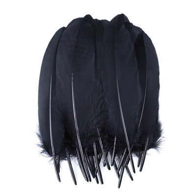 50-200tk Naturaalne hanesulg 15-20cm Värviline luigesulg DIY kodupeokaunistus Käsitöö ehted Õmblustarvikud