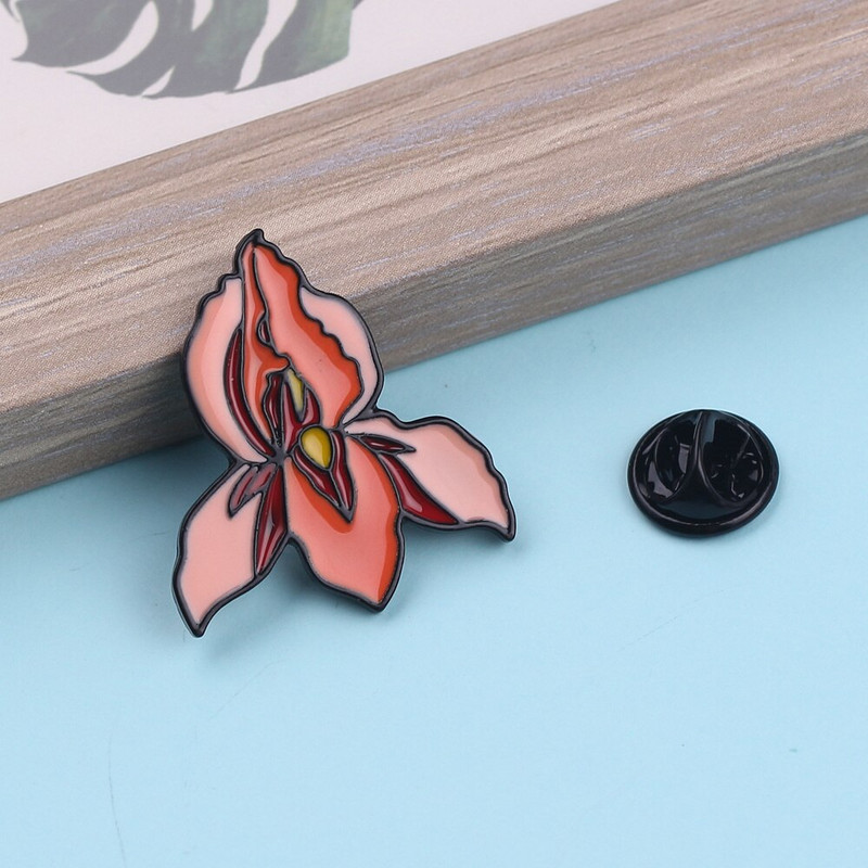 Feminism înflorire uter floare email broșă ace insignă rever ace metal aliaj bijuterii de modă accesorii cadouri