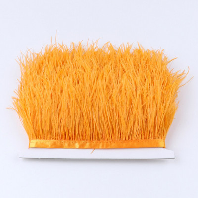 1 meeter Mitmevärviline ehtne jaanalinnu sulg Trimmilint 8-10cm Valge jaanalind kleidi jaoks, riietuse kaunistamine, õmblemine suled käsitöö