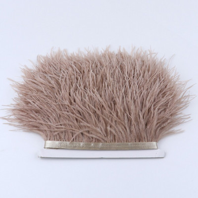 1 meeter Mitmevärviline ehtne jaanalinnu sulg Trimmilint 8-10cm Valge jaanalind kleidi jaoks, riietuse kaunistamine, õmblemine suled käsitöö