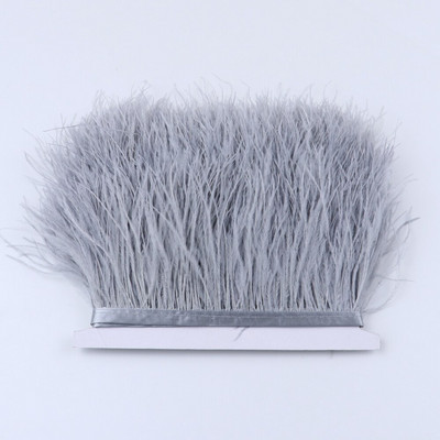 1 meeter Mitmevärviline ehtne jaanalinnu sulg Trimmilint 8-10cm Valge jaanalind kleidi jaoks, riietuse kaunistamine, õmblemine suled käsitöö