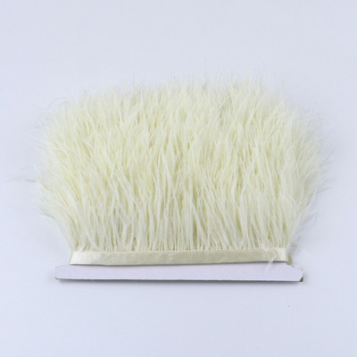 1 meeter Mitmevärviline ehtne jaanalinnu sulg Trimmilint 8-10cm Valge jaanalind kleidi jaoks, riietuse kaunistamine, õmblemine suled käsitöö